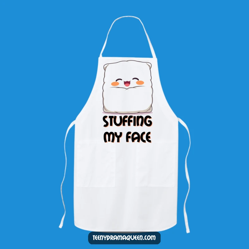 Funny Giggling Pillow Apron - Comical Case, Overstuffed Chef, Perfect Cooking Gift