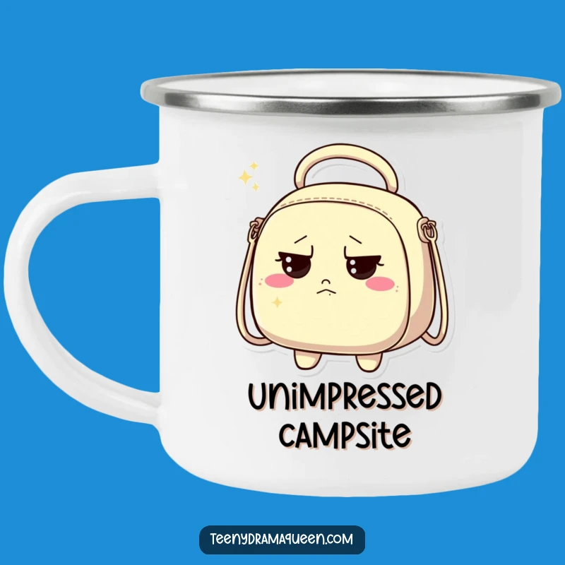 Funny Discontent Handbag Camping Mug - Sassy Outdoor Drinkware
