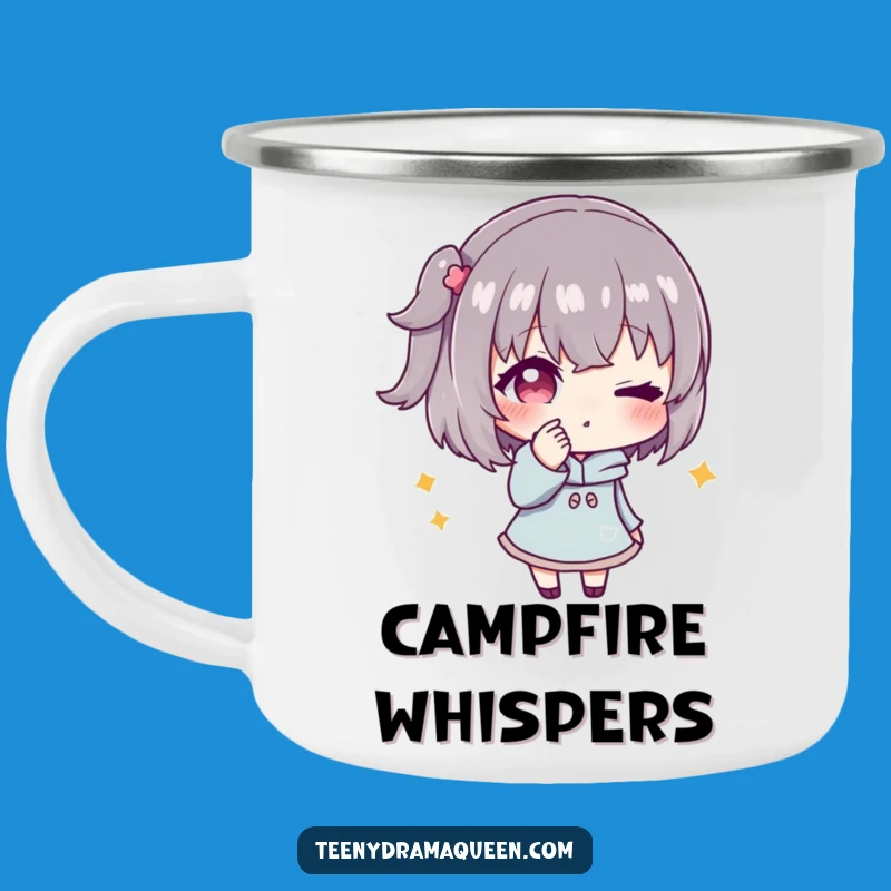 Funny Secret Whisper Camping Mug: Share Stories Around the Fire