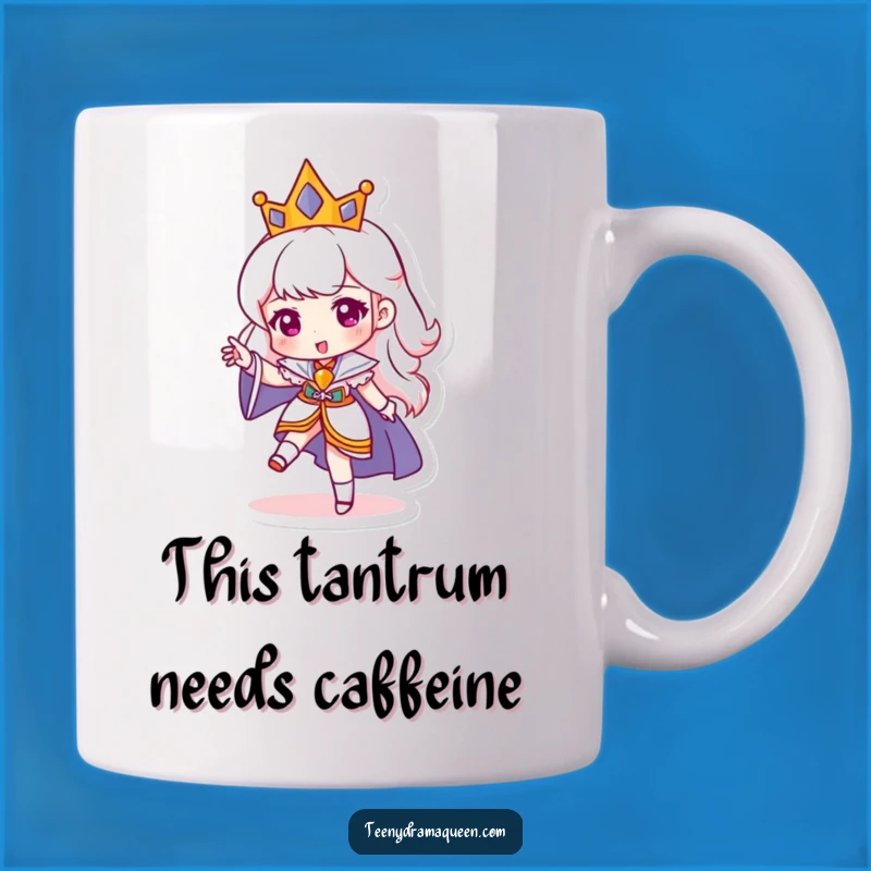 Funny Queen Stomping Foot Mug - Perfect Hilarious Gift for Royalty!