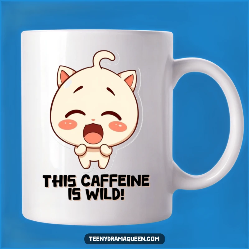 Funny Shocked Face Mug: Giggling Character's Wild Surprise, Hilarious Gift!