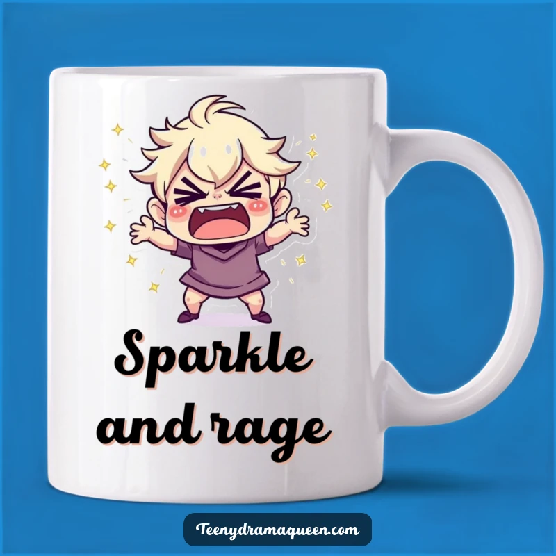 Funny Tantrum Mug: Sparkly Meltdown Character, Perfect Gift for Anyone Who's Been There