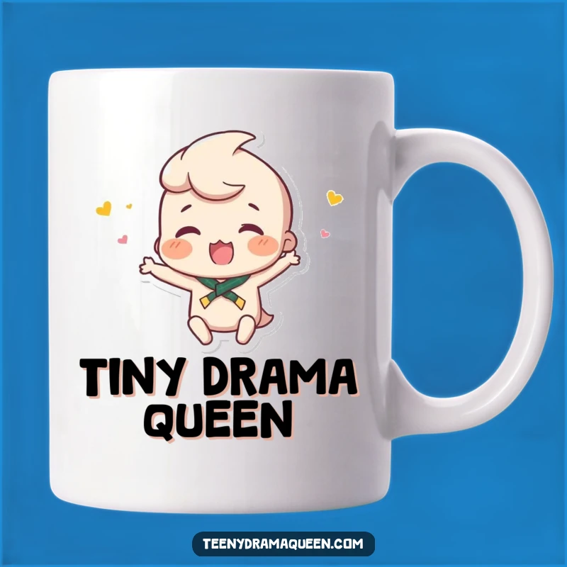 Funny Tiny Hissy Fit Mug - Expressive Character Gift for Small Outbursts!