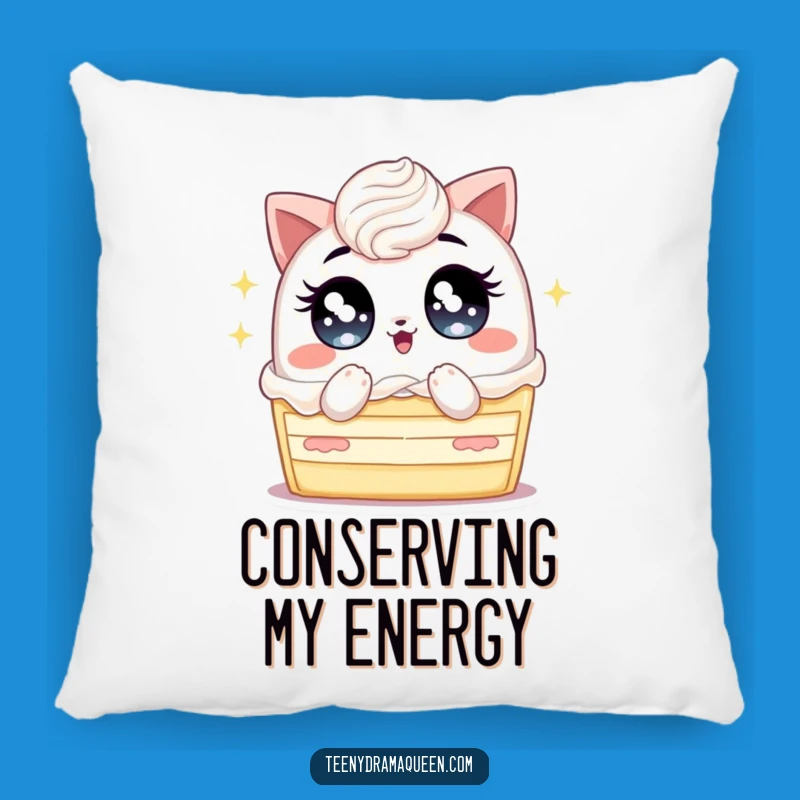 Funny Cake Eyes Pillow: Soft & Cozy Overheated Design, Humorous Comfort Gift