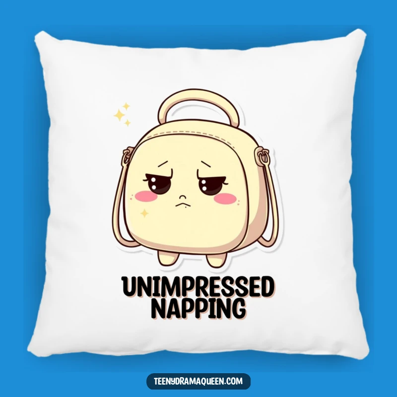 Funny Discontent Handbag Pillow - Cozy Sassy Accent