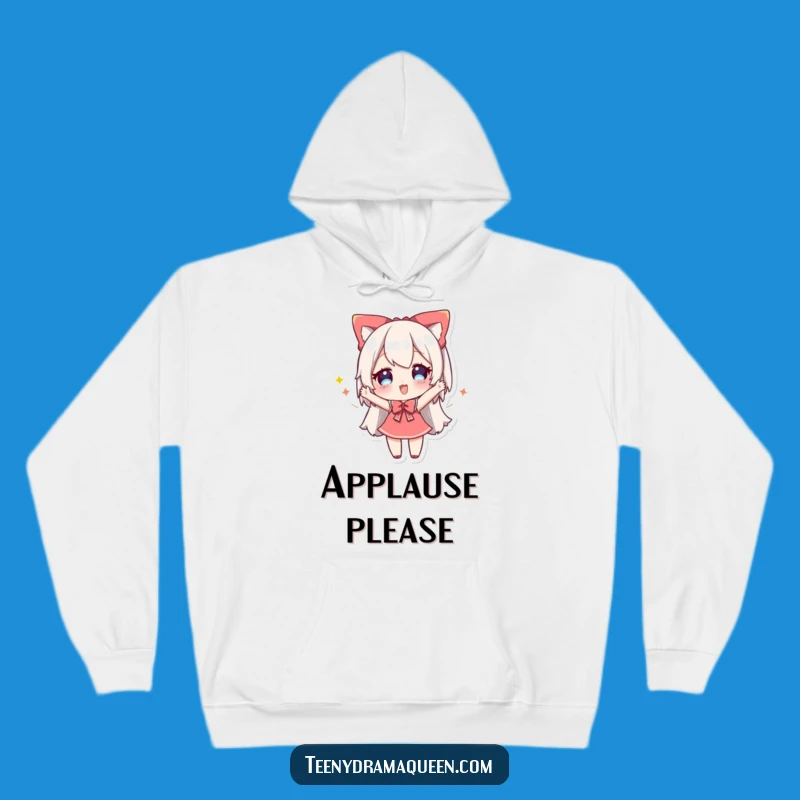 Funny Cheery Hoodie: Stay Cozy While Celebrating With a Bow Pose