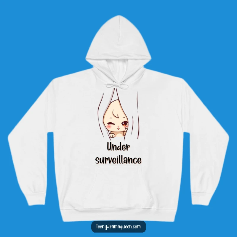 Funny Mischievous Hoodie: Stay Cozy While Playfully Peeking Out