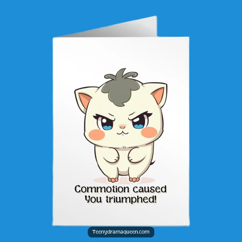Naughty but Nice Free Printable Congrats Card: Funny Commotion Celebration!