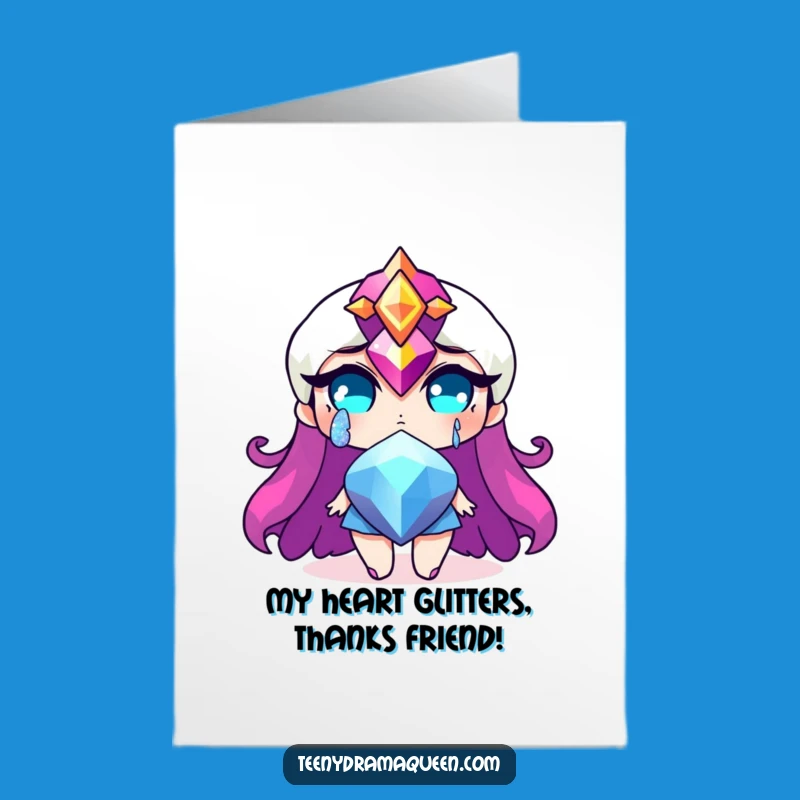 Free Printable Thank You Card: Jewel's Tearfully Grateful Message