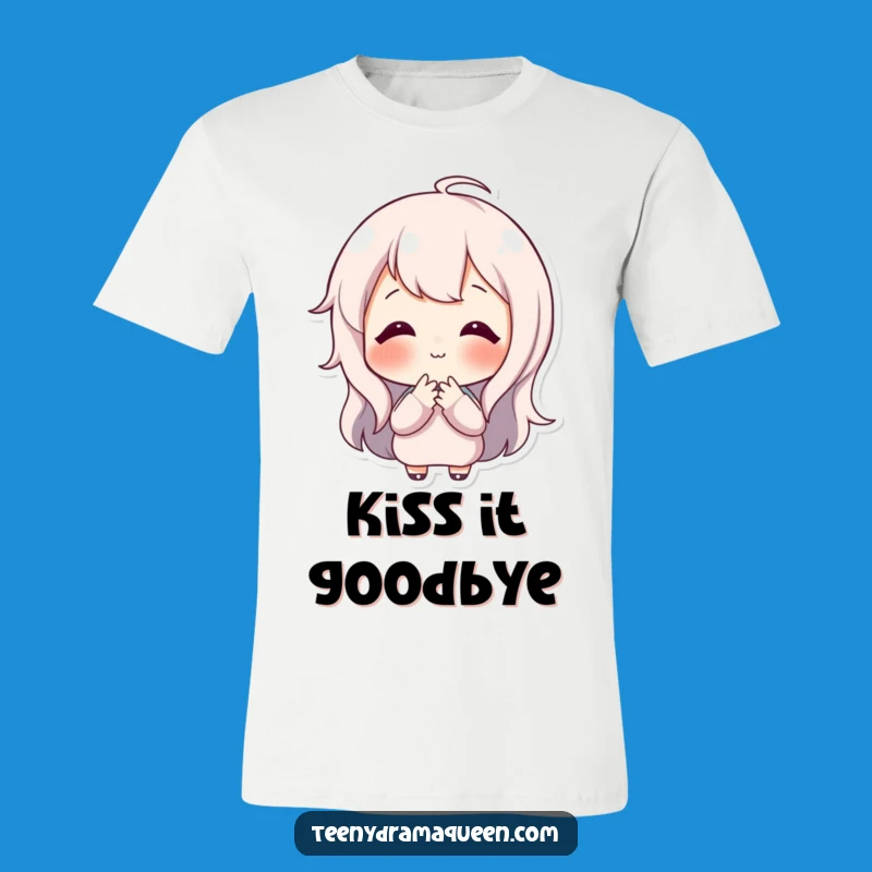 Funny Happy Character T-Shirt: Wear Your Affection With a Cute Kiss Design