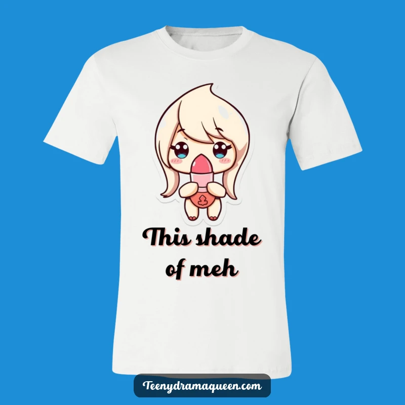 Funny Lipstick T-Shirt - Sassy Character Tee, The Perfect Unimpressed Gift