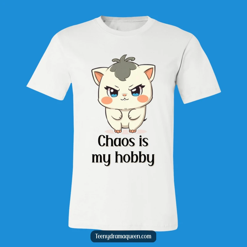 Funny Mischief Maker T-Shirt: Playful Character Causing Trouble, Hilarious Funny Gift Tee