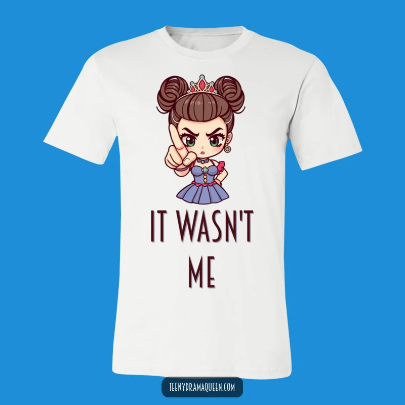 Funny Drama Queen Finger T-Shirt, Unleash Your Inner Accuser