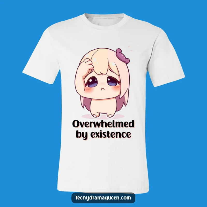 Funny Fainting Character T-Shirt - Wear Your Drama Like a Badge